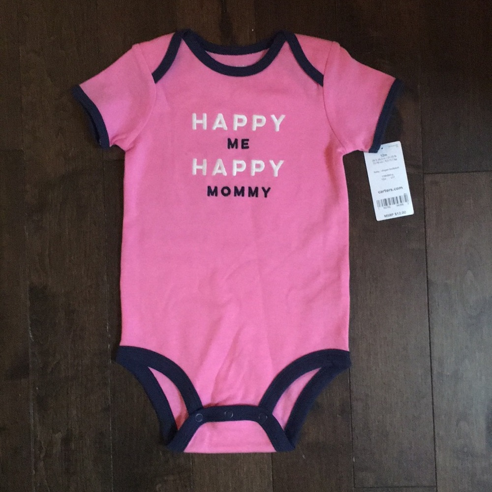 Carters Onesie -pink. NWT.